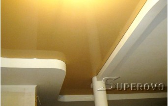Натяжной потолок в коридор глянец многоуровневый до 7 кв.м в Барановичах 